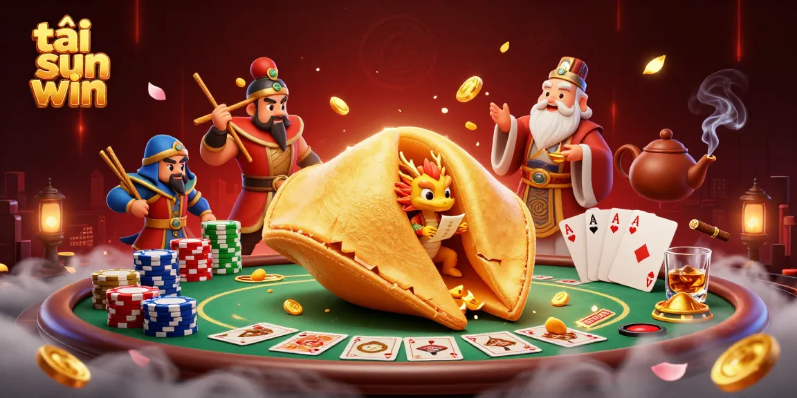 Win big playing at tải sun win with a vibrant 3D casino scene featuring colorful poker elements and a whimsical dragon.